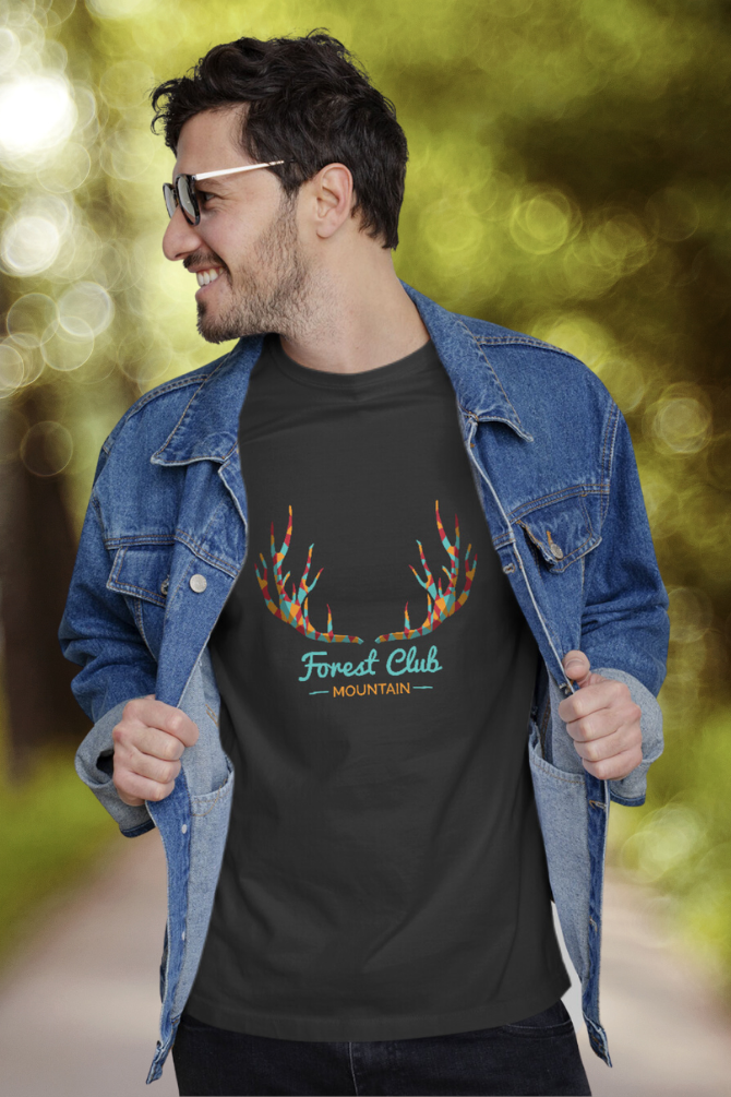 Forest Club Printed T-Shirt For Men - WowWaves - 7