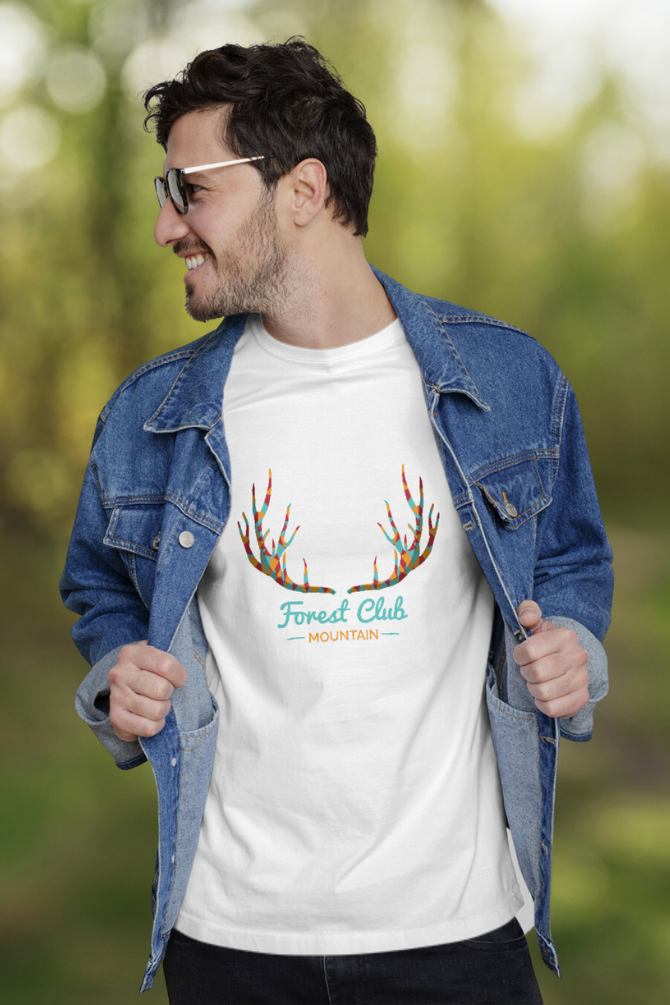 Forest Club Printed T-Shirt For Men - WowWaves - 2