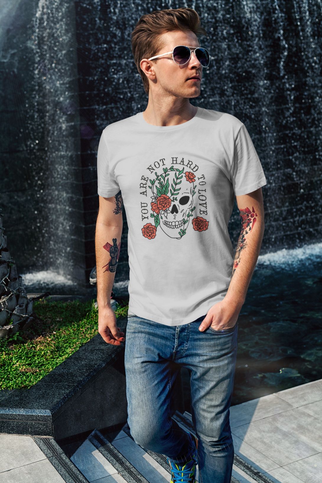 You Are Not Hard To Love Printed T-Shirt For Men - WowWaves - 9