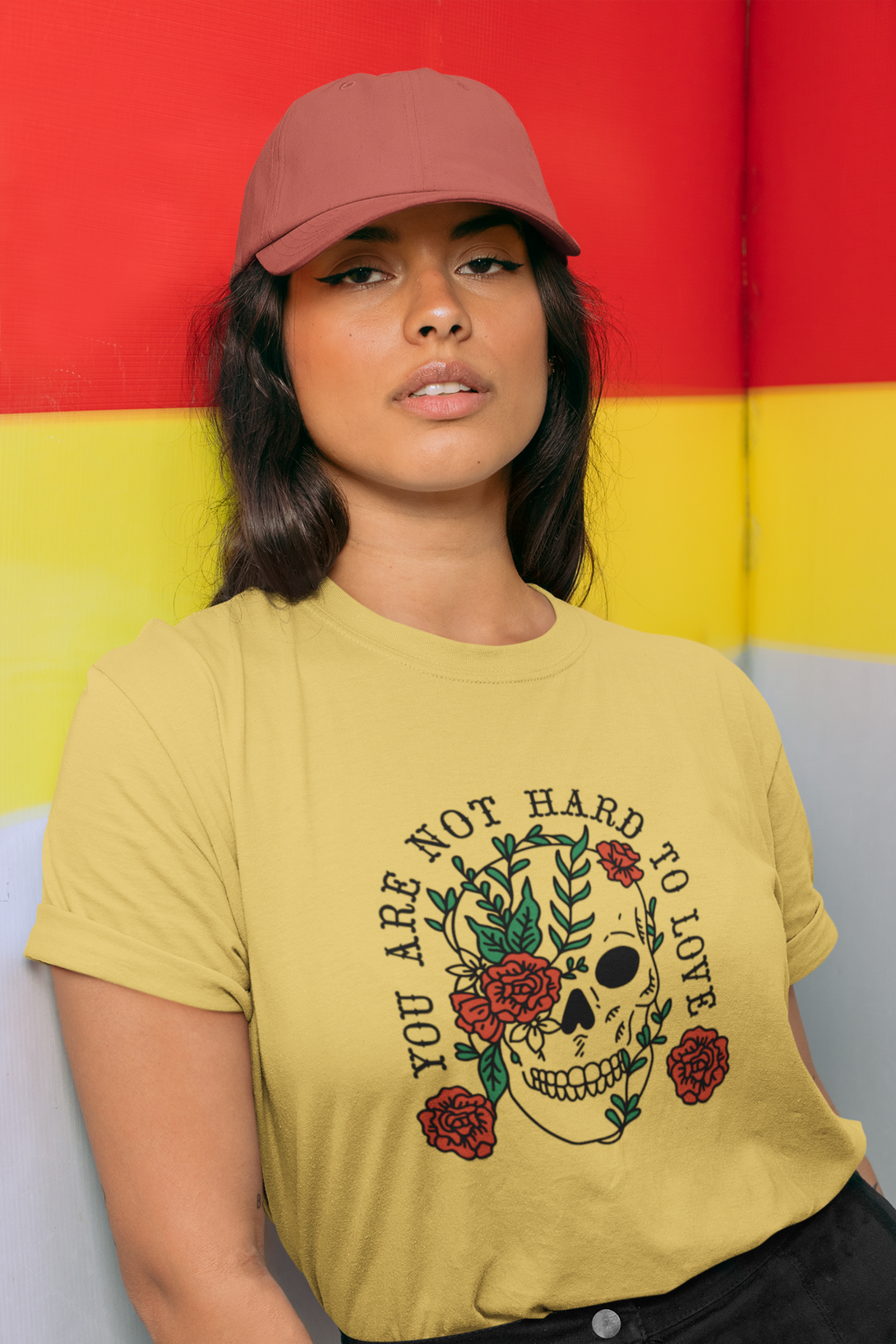 You Are Not Hard To Love Printed T-Shirt For Women - WowWaves - 6