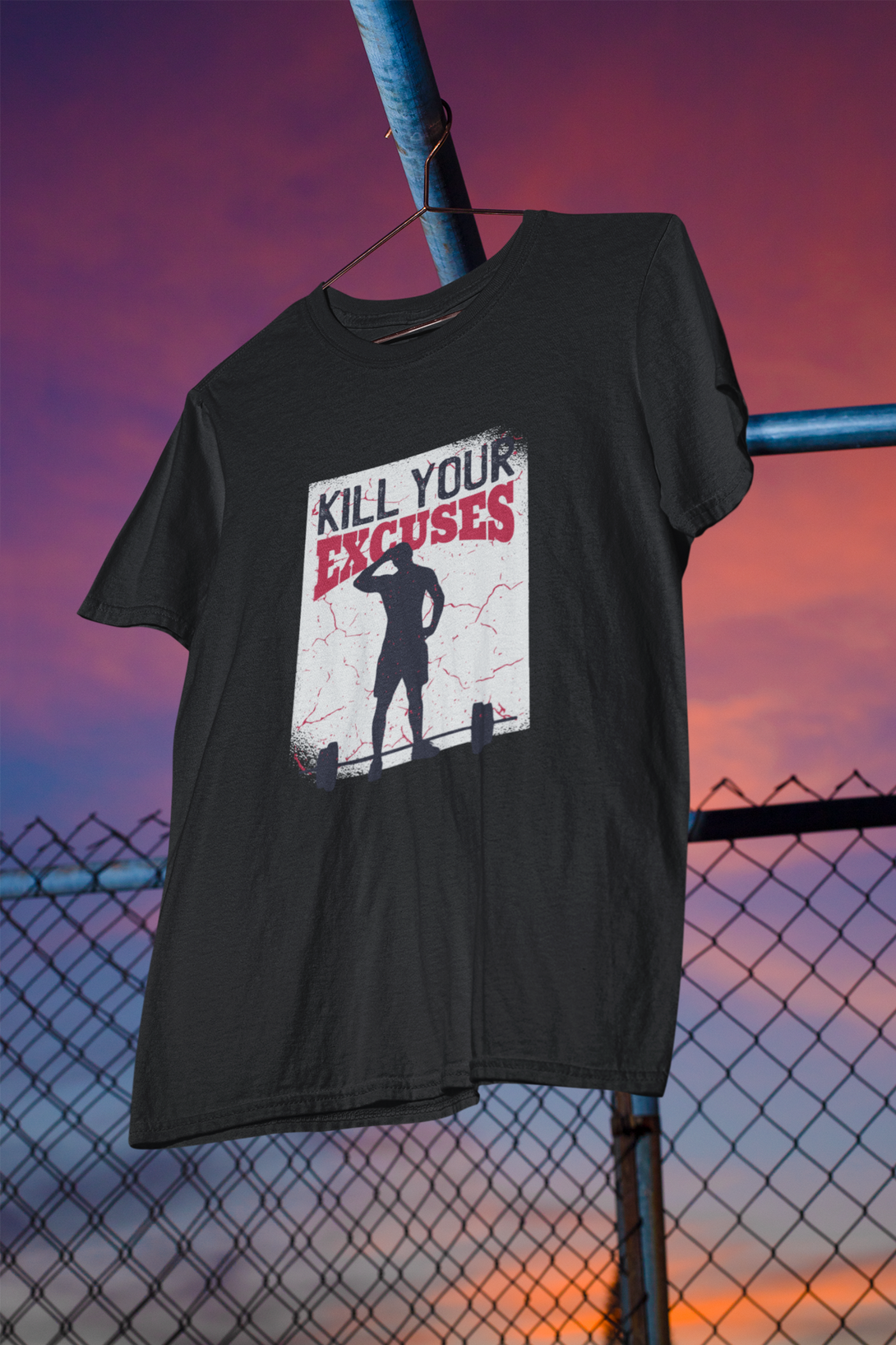 Kill Your Excuses Printed Oversized T-Shirt For Men - WowWaves - 2