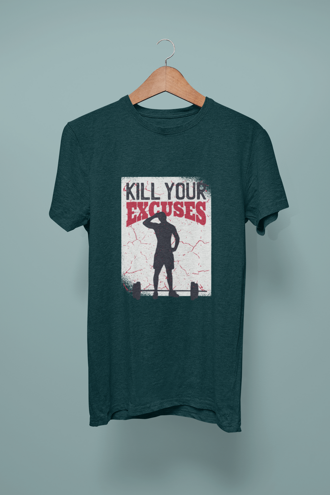 Kill Your Excuses Printed Oversized T-Shirt For Men - WowWaves - 6
